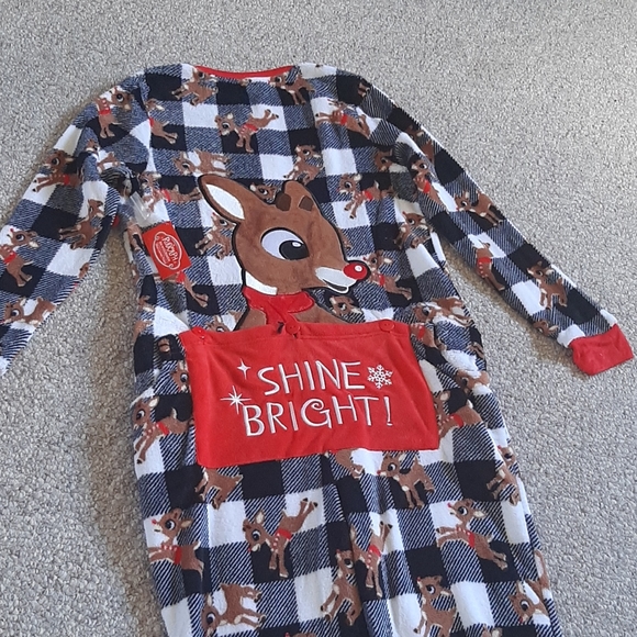 New Plush Drop Seat Holiday Union Suit. - Picture 11 of 16